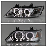 Spyder BMW Z3 96-02 Projector Headlights LED Halo Chrome High H1 Low H1 PRO-YD-BMWZ396-HL-C - 5009098