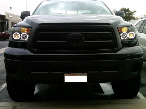 Spyder Toyota Tundra 07-13 Projector Headlights CCFL Halo LED Blk PRO-YD-TTU07-CCFL-BK - 5030306