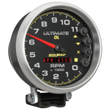 Autometer 5 inch Ultimate DL Playback Tachometer 11000 RPM - Black - 6897