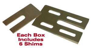 SPC Performance MBZ SHIMS 2.5X5X2 deg.(6) - 10434