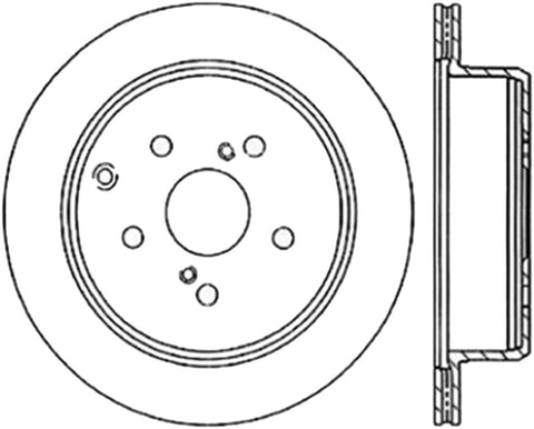 StopTech Drilled Sport Brake Rotor - 128.44041R