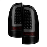 xTune 05-15 Toyota Tacoma (Excl LED Tail Lights) LED Tail Lights - Blk Smk (ALT-ON-TT05-LBLED-BSM) - 9038556