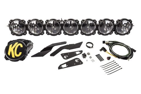 KC HiLiTES Can-Am X3 45in. Pro6 Gravity LED 7-Light 140w Combo Beam Overhead Light Bar System - 91334