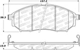 StopTech Street Brake Pads - 308.08881