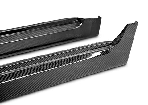 Seibon 08-10 Subaru STi Carbon Fiber Side Skirts - SS0809SBIMPSTI-OE