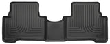 Husky Liners 13-15 Hyundai Sante Fe GLS/Limited WeatherBeater 2nd Seat Black Floor Liners - 14861