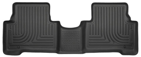 Husky Liners 13-15 Hyundai Sante Fe Sport/Sport 2.0T WeatherBeater 2nd Seat Black Floor Liners - 14851