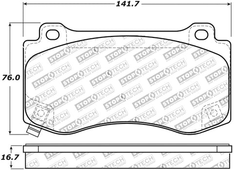 StopTech Performance 06-08 Dodge Magnum SRT-8 / 06-09 Charger SRT-8 / 09-10 Challenger SRT-8 / 06-1 - 309.11490