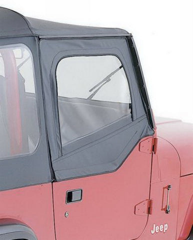 Rampage 1987-1995 Jeep Wrangler(YJ) Door Skins - Black Denim - 89615