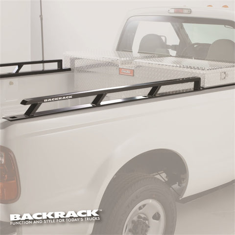BackRack 2019+ Silverado/Sierra HD Only 8ft Bed Siderails - Toolbox 21in - 80524TB