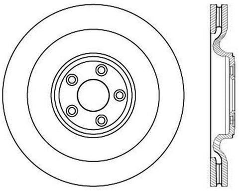 StopTech Drilled Sport Brake Rotor - 128.20030L