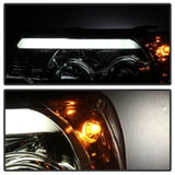 Spyder Toyota Tacoma 12-16 Projector Headlights Light Bar DRL Chrome PRO-YD-TT12-LBDRL-C - 5081704