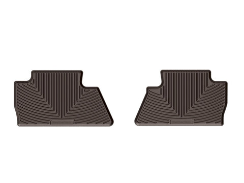 WeatherTech 2014+ Chevy Silverado Rear Rubber Mats - Cocoa (Fits 1500 Only) - W311CO