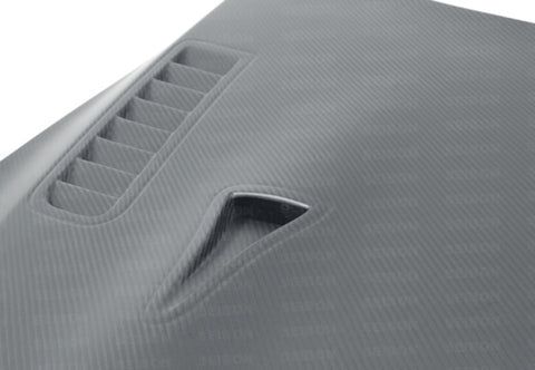 Seibon 09-15 Nissan Skyline R35 GT-R ES Style Dry Carbon Fiber Hood - HD0910NSGTR-ES-DRY