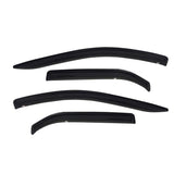 Westin 2008-2013 Toyota Highlander/Hybrid Wade Slim Wind Deflector 4pc - Smoke - 72-88428