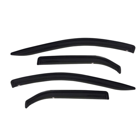 Westin 2007-2018 Toyota Tundra Double Cab Wade Slim Wind Deflector 4pc - Smoke - 72-88418