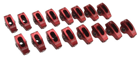 Edelbrock Rocker Arms Roller BBC 7/16In 1 7 1 Ratio Set of 16 - 77790