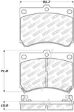 StopTech Street Select Brake Pads - Front/Rear - 305.04730