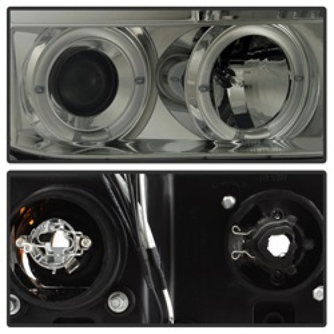 Spyder Toyota Tundra 07-13 Projector Headlights LED Halo LED Smke PRO-YD-TTU07-HL-SM - 5012043