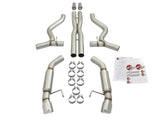 aFe MACHForce XP 3in Aggressive Toned Cat-Back Exhausts w/ Polished Tips 15-17 Ford Mustang V6/V8 - 49-33088-P