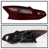 xTune 16-18 Nissan Altima 4DR OEM Tail Light - Red Smoke (ALT-JH-NA16-4D-RSM) - 9943041