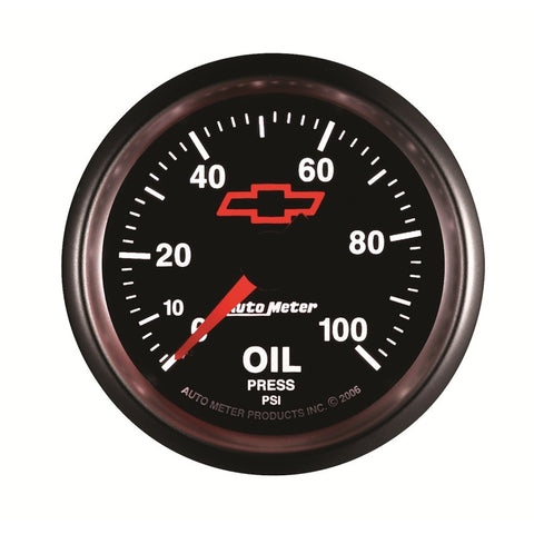 Autometer Sport-Comp II GM 52mm 0-100 PSI Mechanical Oil Pressure Gauge - 3621-00406