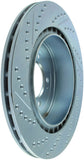 StopTech Select Sport 08-11 Mitsubishi Evo X Slotted and Drilled Left Rear Rotor - 227.46075L