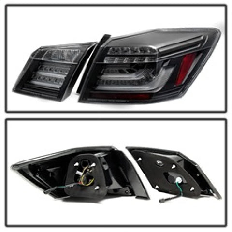 Spyder Honda Accord 2013-2015 4DR LED Tail Lights - Black ALT-YD-HA13LED-LED-BK - 5082053