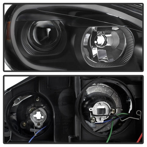 xTune 06-13 Chevrolet Impala LED Light Bar Headlights - Black (PRO-JH-CIM06-LB-BK) - 9042232