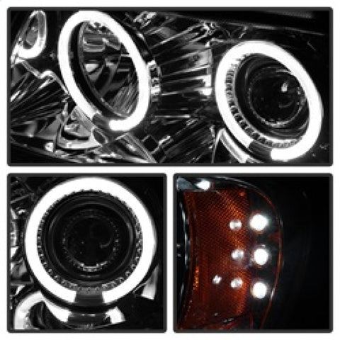 Spyder Jeep Grand Cherokee 99-04 Projector Headlights LED Halo LED Chrm - PRO-YD-JGC99-HL-C - 5011152