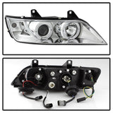 Spyder BMW Z3 96-02 Projector Headlights LED Halo Chrome High H1 Low H1 PRO-YD-BMWZ396-HL-C - 5009098