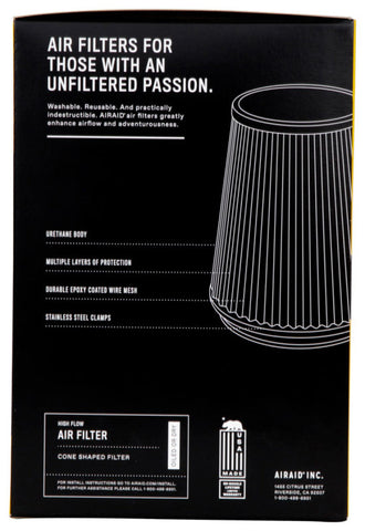 Airaid Universal Air Filter - Cone 3 1/2 x 6 x 4 5/8 x 6 - 700-450