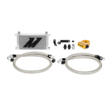 Mishimoto 08-14 WRX/STi Thermostatic Oil Cooler Kit - Silver - MMOC-STI-08T