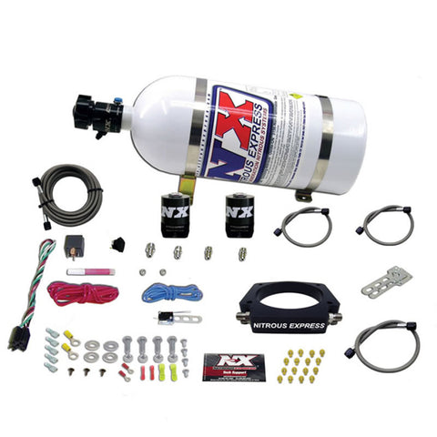 Nitrous Express GM LS 90mm Nitrous Plate Kit (50-400HP) w/10lb Bottle - 20934-10