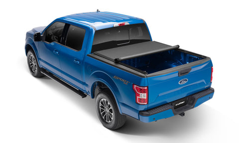 Lund 02-06 Toyota Tundra (6ft. Bed Excl. Sportside) Genesis Elite Roll Up Tonneau Cover - Black - 96870