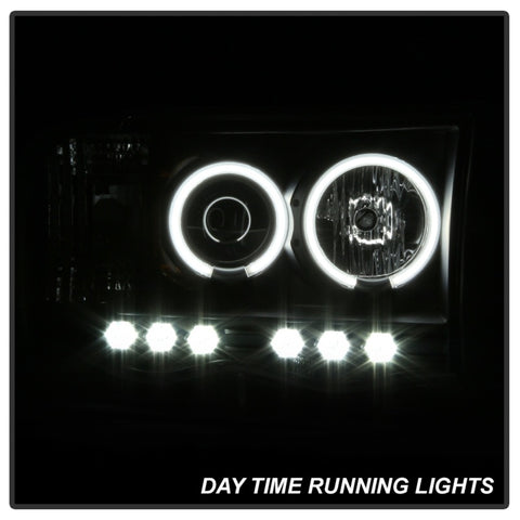 Spyder Dodge Ram 1500 02-05 03-05 Projector Headlights CCFL Halo LED Blk PRO-YD-DR02-CCFL-BK - 5009951