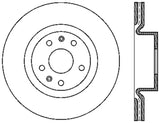 StopTech Power Slot 10-13 Hyundai Genesis Coupe Track & R-Spec Front Right Drilled Rotor - 128.51036R