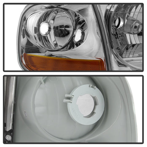 xTune 97-03 Ford F-150 4pc OEM Style Headlights w/Corner - Chrome (HD-JH-FF15097-L-SET-C) - 9042645