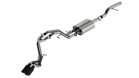 Borla 21-22 Chevrolet Tahoe 5.3L V8 AT 2/4WD Touring Cat-Back Exhaust (Black Chrome) - 140854BC