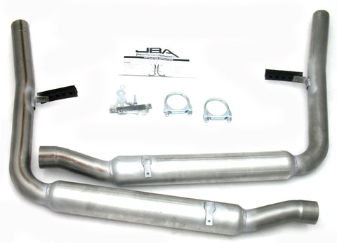 JBA 65-70 Ford Mustang 260-428 409SS GT350R Style Dual Side Header Back Exhaust - 50-2652