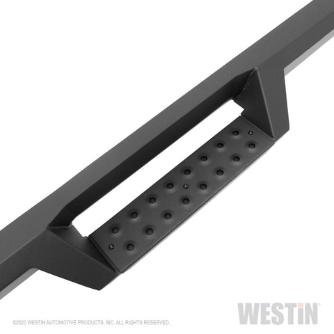 Westin 2020 Chevy Silverado 2500/3500 Crew Cab (6.5ft Bed) HDX W2W Nerf Step Bars - Textured Black - 56-534765