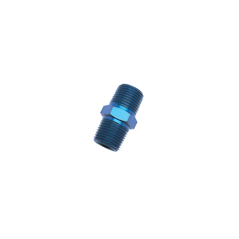 Russell Performance 3/8in Male Pipe Nipple (Blue) - 661520