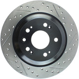 StopTech Slotted & Drilled Sport Brake Rotor - 127.40074L