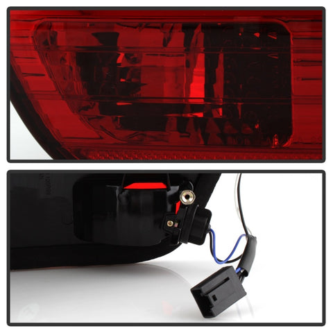 Spyder BMW E53 X5 00-06 4PCS Euro Style Tail Lights- Red Smoke ALT-YD-BE5300-RS - 5000842