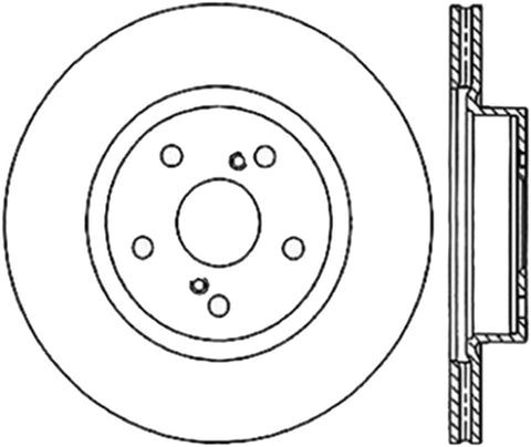 StopTech Drilled Sport Brake Rotor - 128.44040R