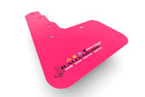 Rally Armor 17-21 Honda Civic EX/EX-L/LX (Hatchback) Pink Mud Flap BCE Logo - MF71-BCE22-PK/BLK