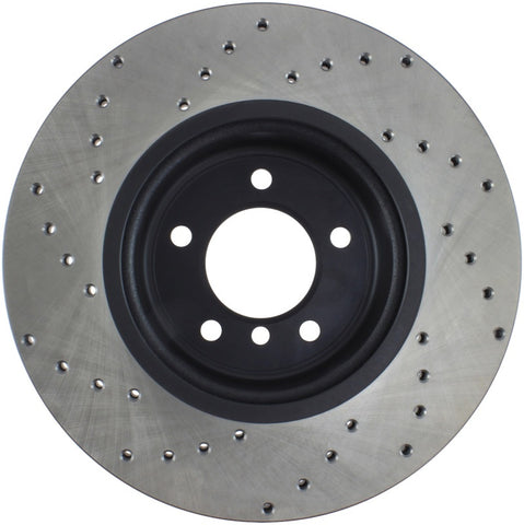 StopTech Sport Cross Drilled Brake Rotor - Front Right - 128.34104L