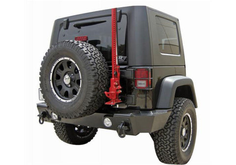 Rampage 2007-2018 Jeep Wrangler(JK) Recovery Bumper Rear - Black - 88605