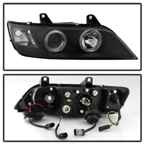 Spyder BMW Z3 96-02 Projector Headlights LED Halo Black High H1 Low H1 PRO-YD-BMWZ396-HL-BK - 5009081