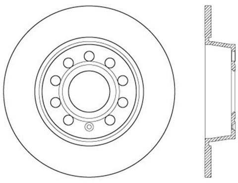 StopTech Drilled Sport Brake Rotor - 128.33131R